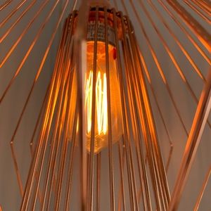 rose gold hanging light